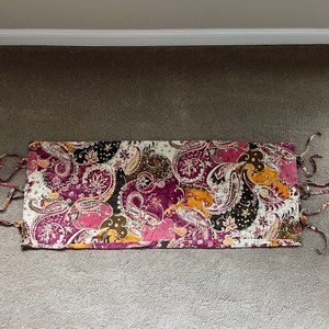 Pottery Barn Double-Pillow Paisley Sham w/ Side Ties